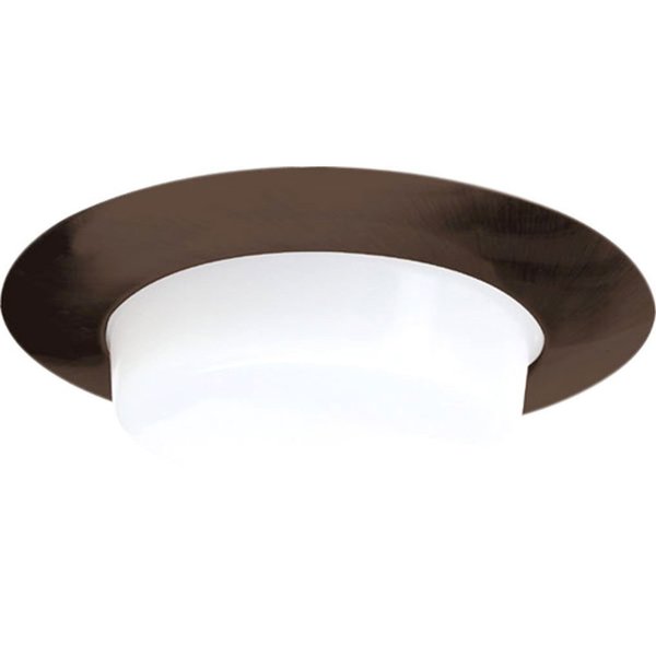 Elco Lighting 5 Shower Trim with Drop Opal Lens " EL516BZ